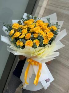 Bó hoa Hồng - Tông màu Vàng